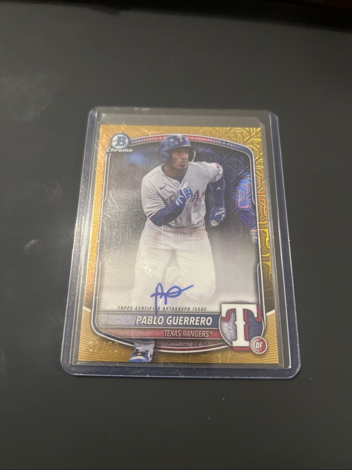 2025 Bowman Chrome - Pablo Guerrero  Mojo Gold Refractor  Auto #/50
