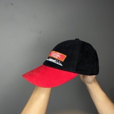 Casquette Coca Cola Noël 1999 vintage en velours côtelé noir taille unique