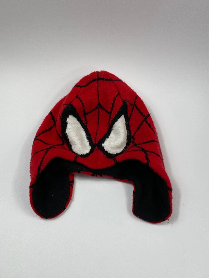 Y2K Spider Man Marvel Big Logo Eye Beanie Hats - Image 2 of 4