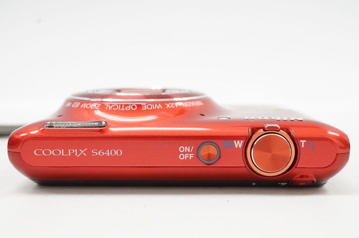 Nikon COOLPIX S6400 Red Digital Camera 16.0MP 12x Optical Nikon COOLPIX S6400 Red Digital Camera 16.0MP 12x Optical