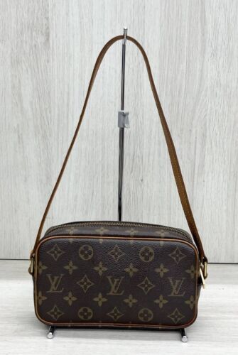 LOUIS VUITTON Monogram MI0022 Pochette Shite M51183 Shoulder Bag Used monogram - Picture 2 of 9