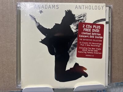 RARE Limited No Longer  2cds & Dvd Bryan Adams Anthology Brand New Sealed 1st Pr