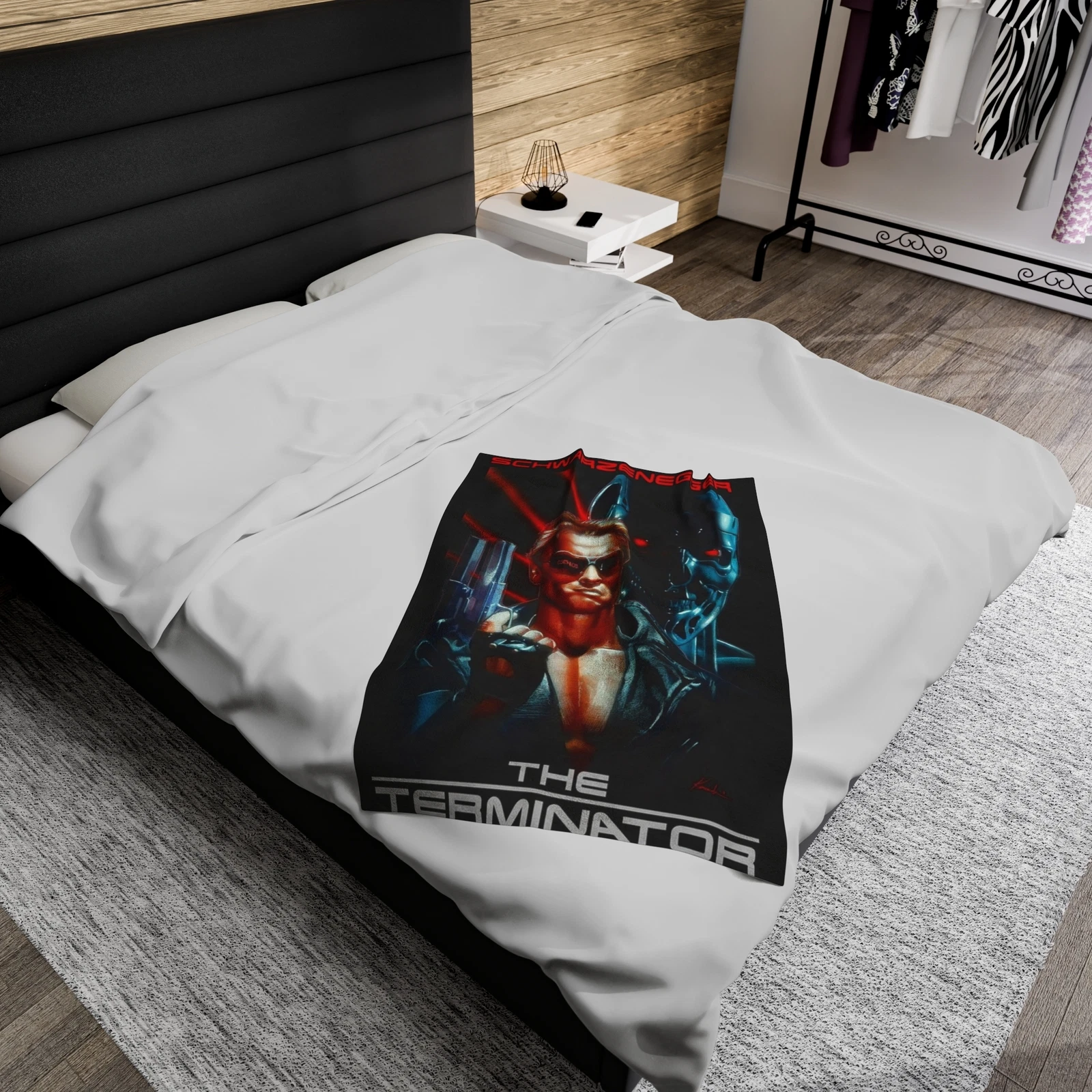 The Terminator Movie Plush Fleece Throw Blanket