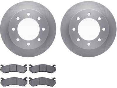 36DZ27T Rear Brake Pad and Rotor Kit Fits 2004-2006 Chevy Silverado 3500
