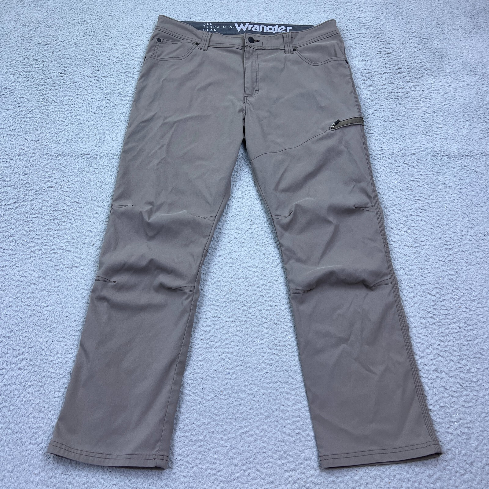Wrangler ATG Pants Men's Cliff Side Utility Pant Terrain Gear 36x30 Morel Brown