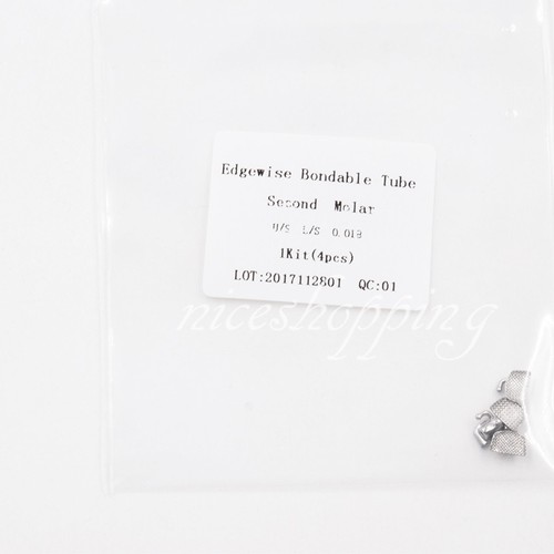 1 Confezione Dentale 1°/2° Tubo Buccale MBT/Roth/Edgewise 022/018 Bondable Non-con - Foto 93 di 102