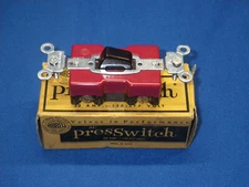 Hubbell Presswitch Brown 1281 20A 120-277V - USA