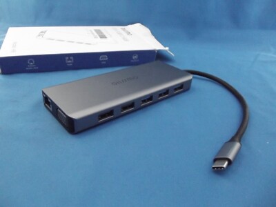 13 in 1 USB C HUB, GIISSMO Docking Station, 4K HDMI, VGA, 100W PD, Ethernet, SD