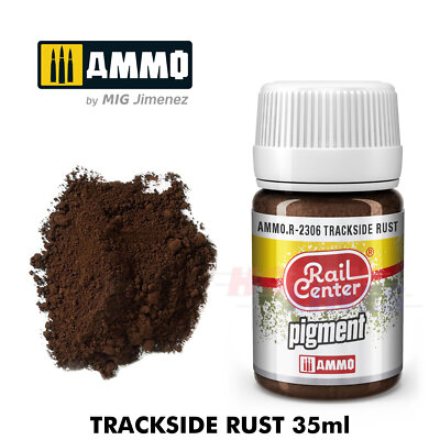 STRECKENSEITE ROST Schienenzentrum Pigment 35 ml MIGR2306 MUNITION von Mig Rail Center