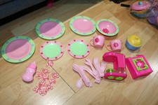 Play kitchen Dishes Mixed Lot Played With Condition coffee heater, spoons toys