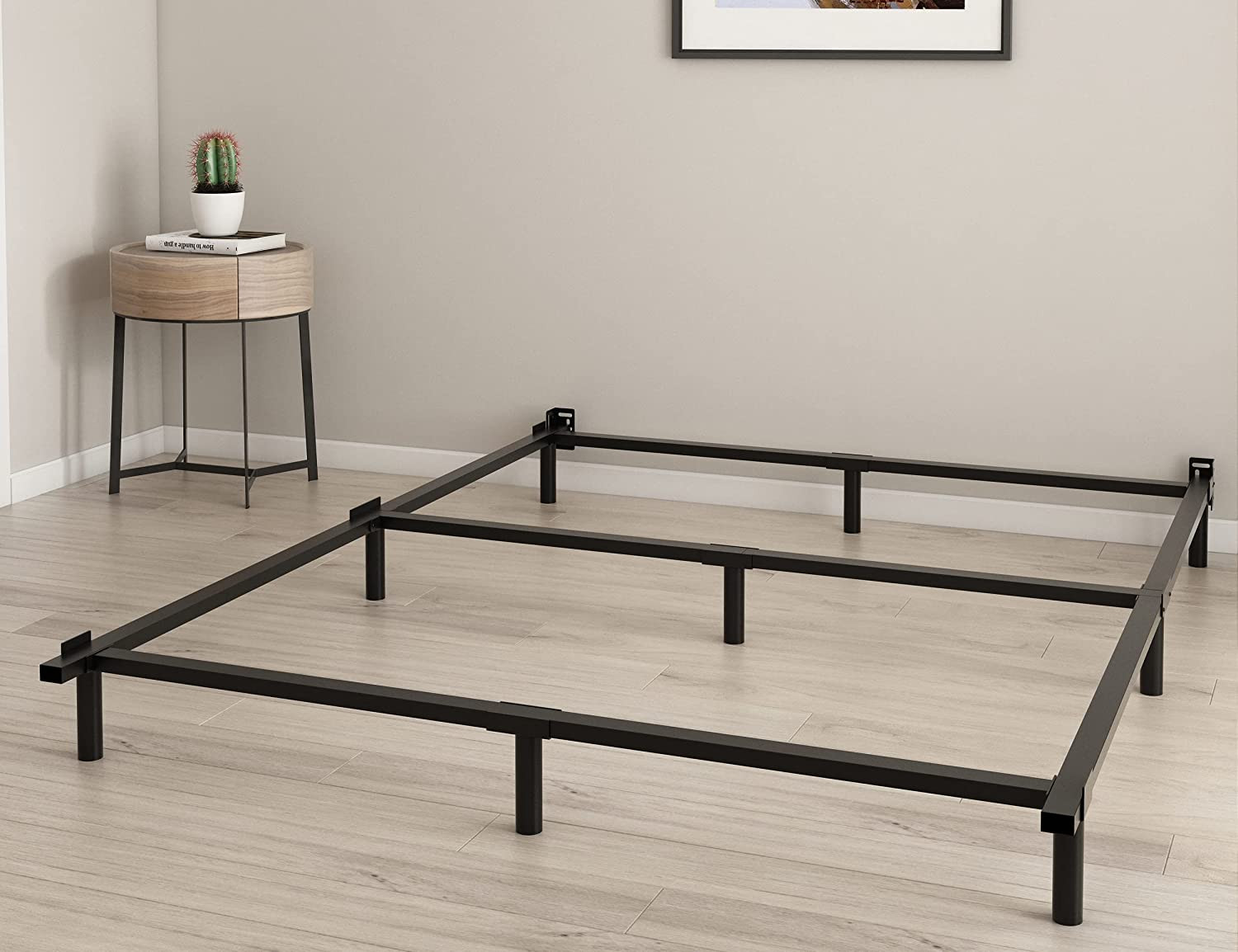 Cal King Bed Frame, 7 Inch Metal Basics Bed Frame, Low Profile Base