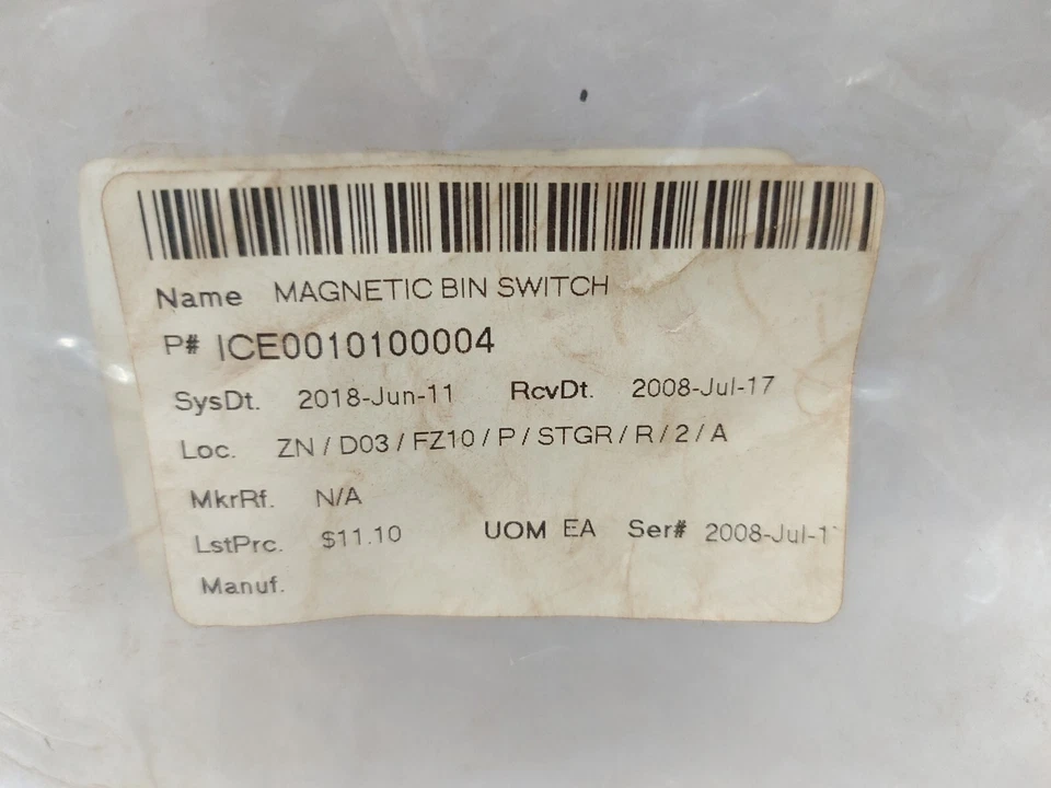 Manitowoc 20-0681-9 Magnetic Bin Switch 2006819 - Image 2 of 4