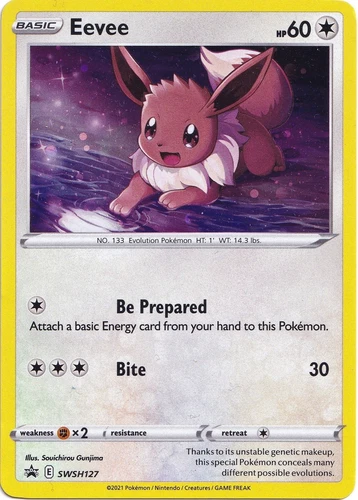 Eevee SWSH127 SWSH: Sword & Shield Promo Cards