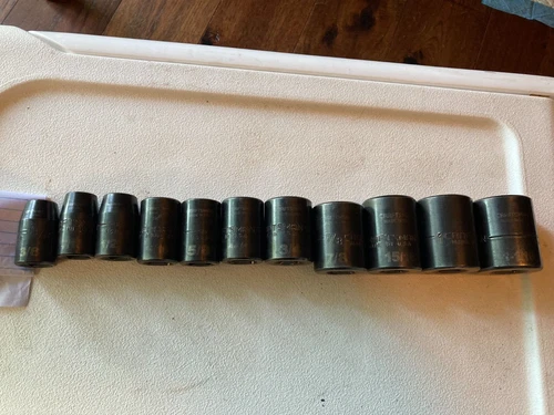 CRAFTSMAN 11-PC 1/2 DR. IMPACT SOCKET SET SAE USA