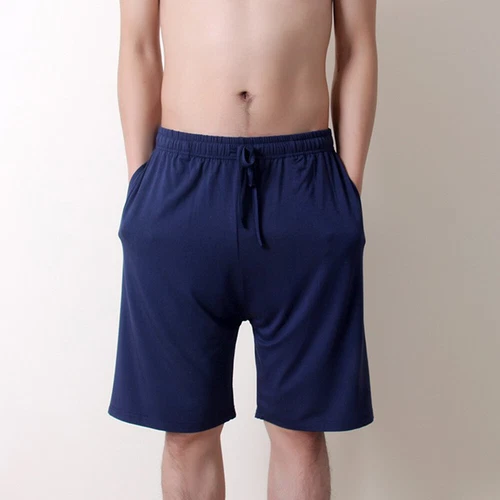Men Soft Sleep Shorts Loose Lounge Shorts Sleep Pj Pant with Pockets L-8XL Short - Picture 10 of 24