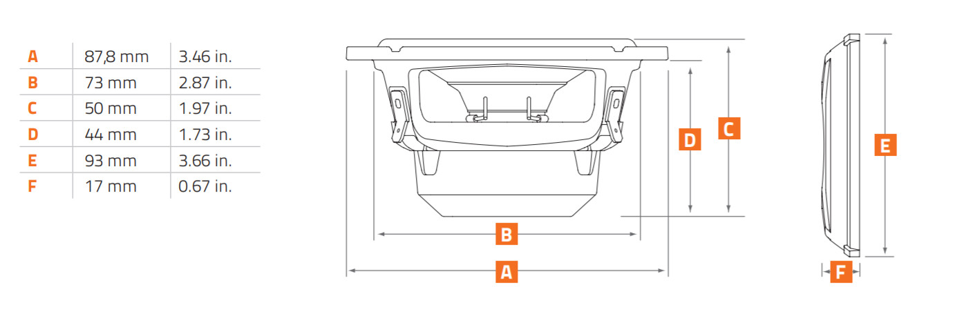 Hertz MP70.3 Mille Pro 3 inch Midrange Speaker 100W/70mm (1pcs) BRAND NEW