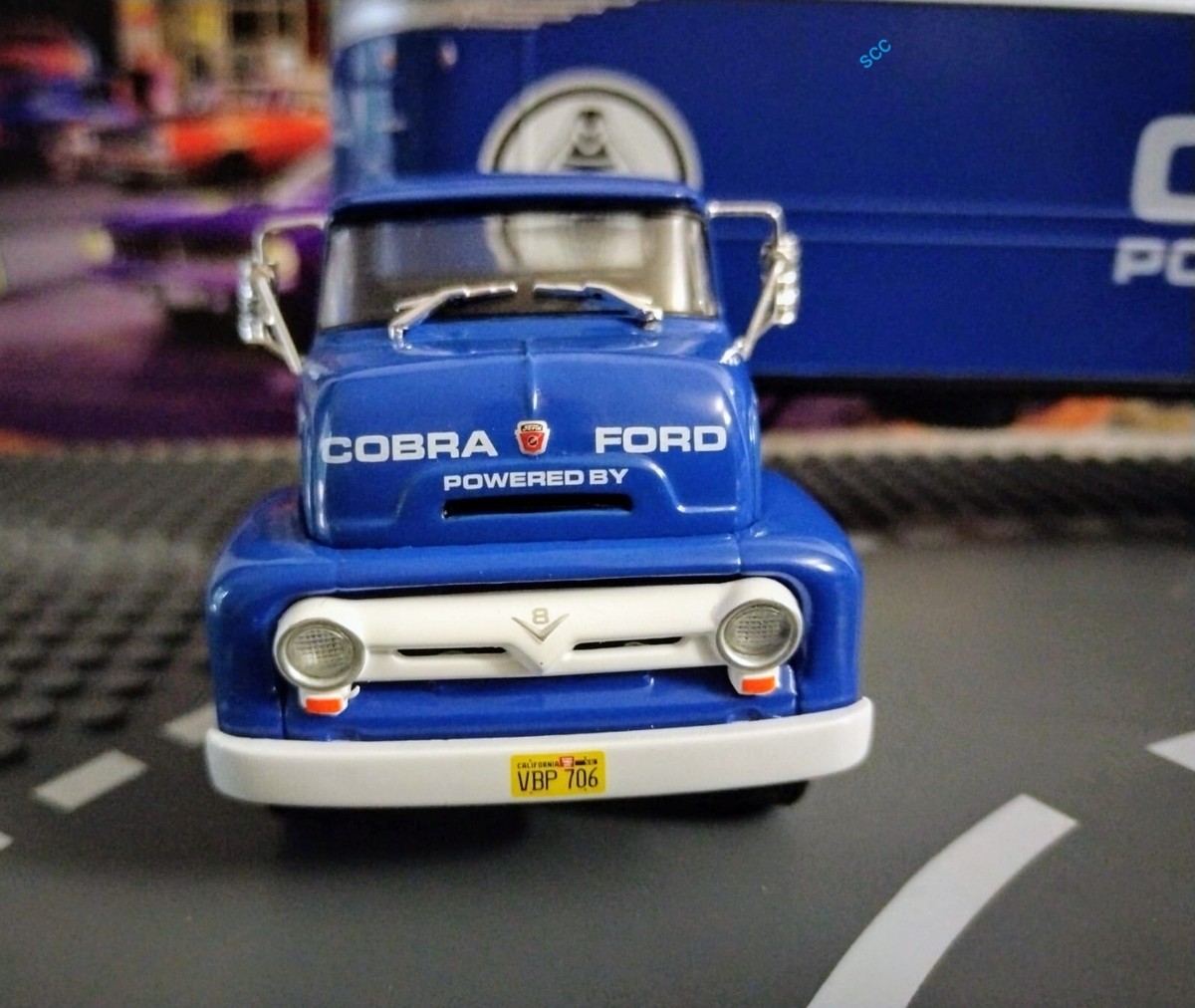 FORD C-700 COE (1954), SHELBY COBRA, AMERICAN TRUCK, ALTAYA 1:43
