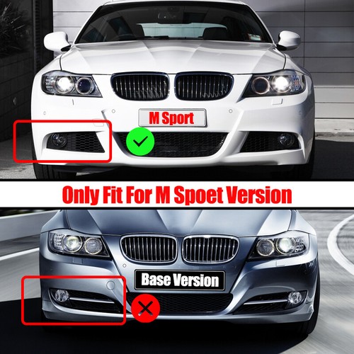 CARBON FIBER LOOK FRONT BUMPER LIP SPLITTERS SPOILER 2PCS FOR 2009-2012 BMW E90 - Foto 2 di 15