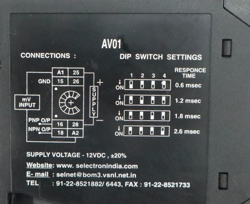 Selectron AV01 timer 12Vdc - Image 2 of 4