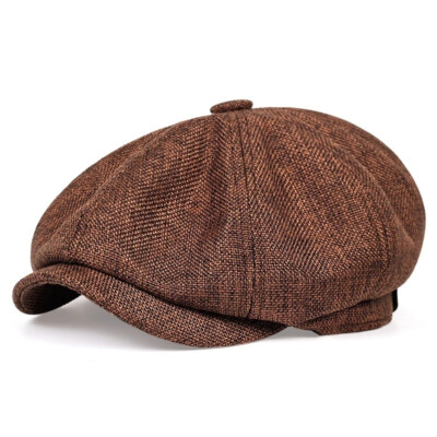 Newsboy Hat Peaky Blinders Tweed Cabbie Original Cotton Retro Caps