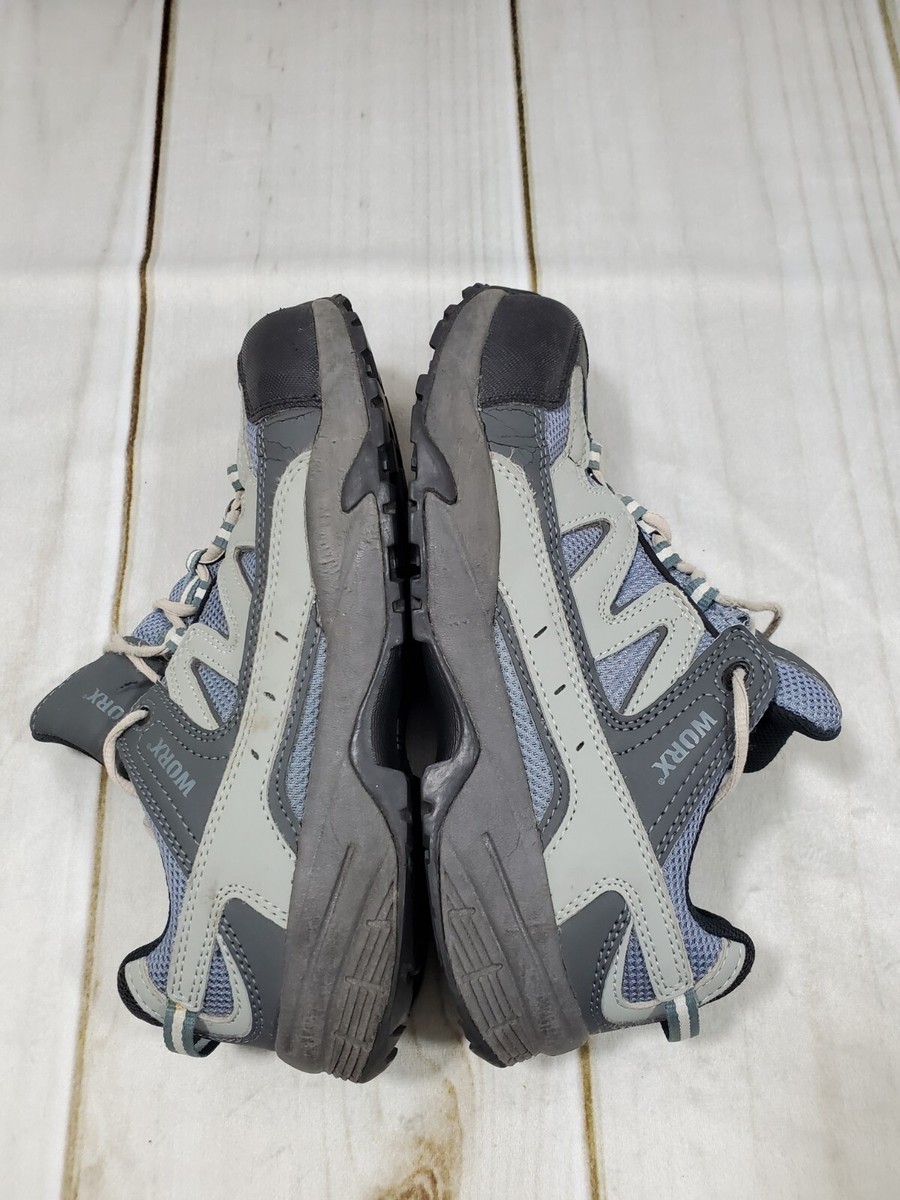 WORX by RED WING STEEL TOE WOMENS 10 WORK SAFETY Shoes GRAY  display picture 1