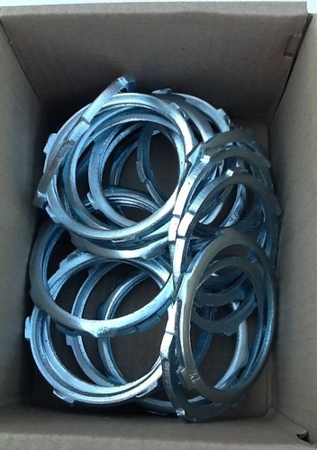 Crouse Hinds Conduit Locknuts 21/2" Locknut Thin Construction 17X - Picture 3 of 5