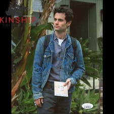Penn Badgley signed 8x10 Photo JSA COA Actor Auto YOU Gossip Girl B1945