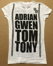 Gwen Stefani NO DOUBT Rare VINTAGE DOUBLE SIDED TOUR CONCERT NEVER WORN