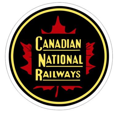 Autoaufkleber Canadian National Railway R6986 Railroad Train Sign Sticker-12cm