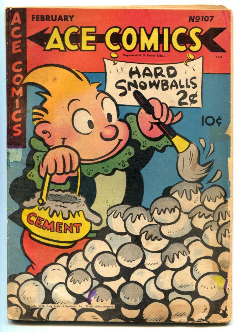 ファントムページ Ace Comics #107 1945- Phantom- Blondie restored G | eBay
