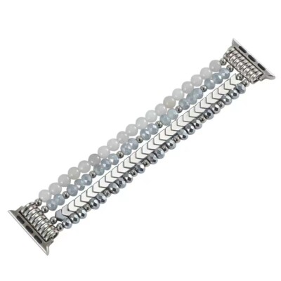Elastisch Perlen Armband für Apple Watch 11 10 9 8 7 6 5 SE 40/44/41/45/42/46mm