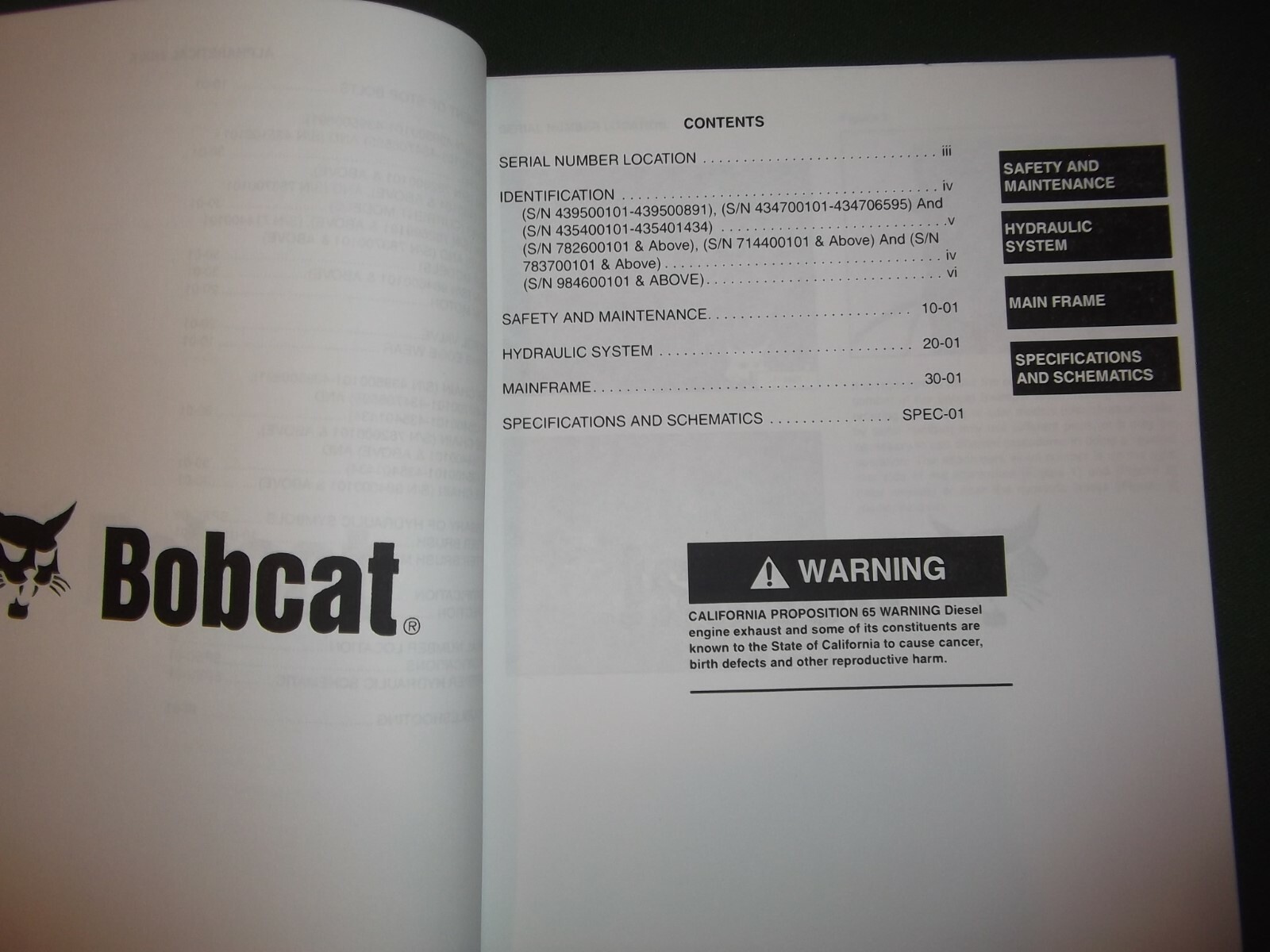 BOBCAT 44"-72" SWEEPER GUTTER BRUSH SERVICE SHOP REPAIR WORKSHOP MANUAL 6900898