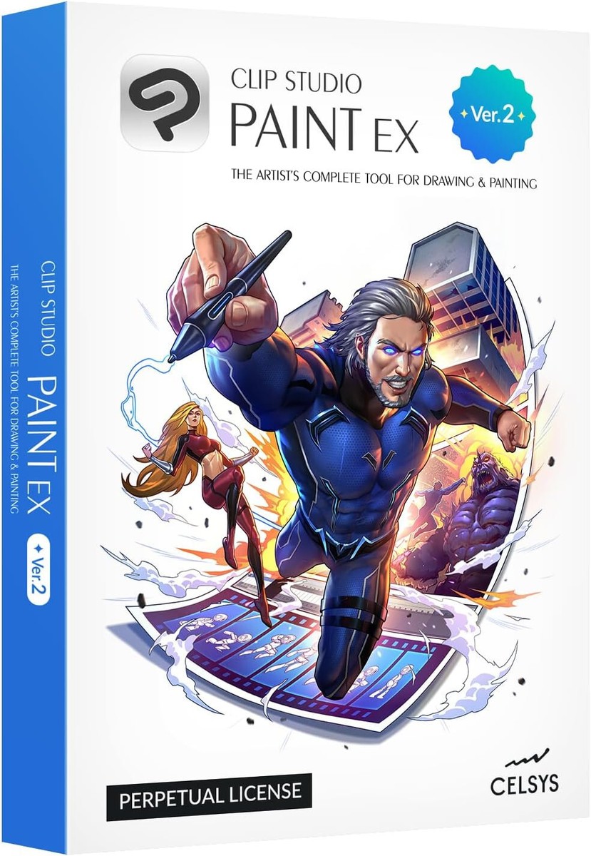 CLIP STUDIO PAINT EX - Version 2 | Perpetual Lic. | Retail CLIP STUDIO PAINT EX - Version 2 | Perpetual Lic. | Retail