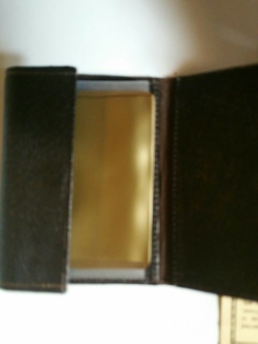 Custodia carta da uomo Tumi Monaco in pelle talpa 23101 vintage nuova vecchia stock padre - Foto 5 di 7
