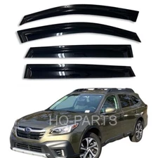 For 20-24 Outback Smoke Tint Window Visors Sun Wind Rain Guard Vent Deflector
