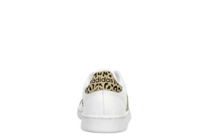 NEW ADIDAS WOMENS GRAND COURT SNEAKER WHITE Leopard Sneakers | eBay