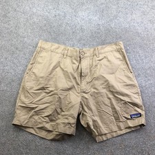 Patagonia Shorts Mens 36 Beige Organic Cotton Chino 8 Inseam Casual Outdoor