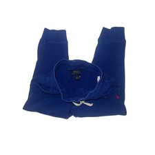 Polo Ralph Lauren Royal Blue Fleece Joggers Size 5 Y2K Streetwear