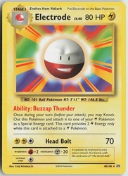 Electrode 40/108 XY Evolutions Rare