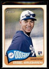 2014 Topps Heritage High Number Erisbel Arruebarrena RC H551 Los Angeles Dodgers