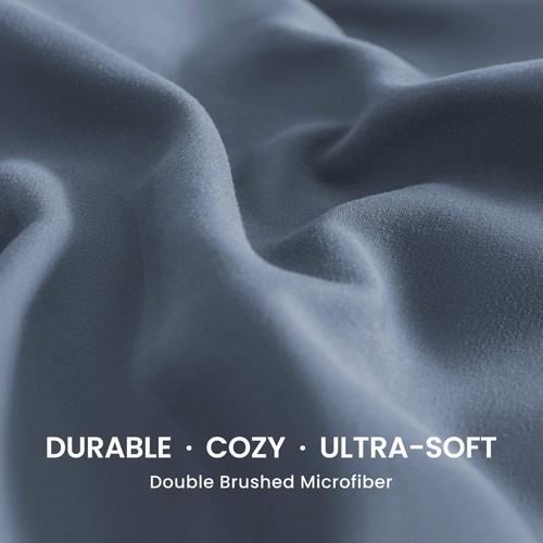 Nanotex Super Soft Cooling Twin Bed Sheets Set for 3 Piece - Easy Care Fitted... - Picture 4 of 9