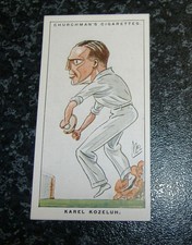 Churchman - Men Of the Moment In Sport No39 - Karel Kozeluh, Tennis