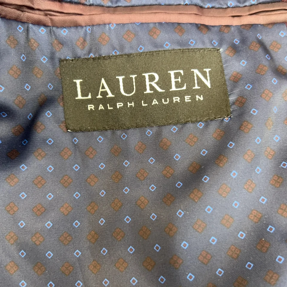 Lauren Ralph Lauren, Blazer, Größe: 40L, Lila/Rot, Kaschmir/Seide/Wolle #HMS - Bild 3 von 4