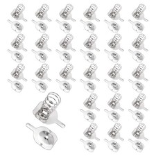 30 Set Battery Spring Contact 16.5x16mm Positive Negative Unipolar