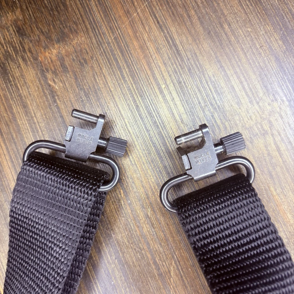 Eslinga de rifle ajustable de nailon y soportes de desmontaje rápido correa de nailon de 1" Foto 4 de 4