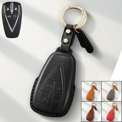 Genuine Leather Car Key Fob Case Cover For Changan CS55 PLUS CS75 PLUS CS35 PLUS