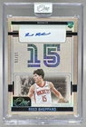 Reed Sheppard 2024 Panini One and One Jersey Number RC Rookie Auto 2/15
