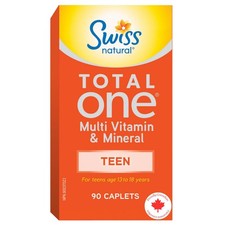 Swiss Natural Total One Teen Multi Vitamin Caplet | Energy & Growth