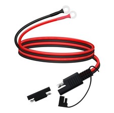 SAE to O Ring Terminal Harness 30A Battery O Ring Connectors 2FT / 0.6 m 10AWG