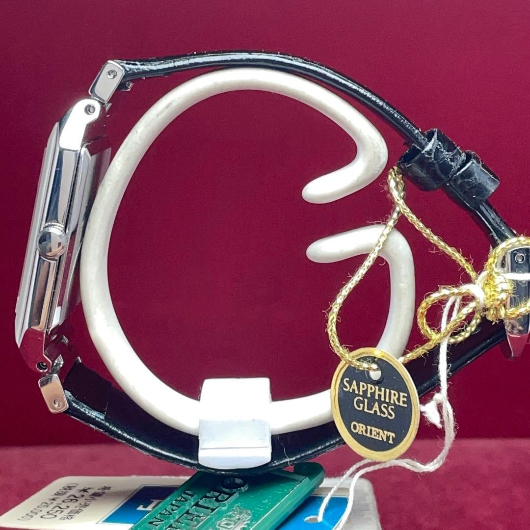 ORIENT Rectangular Watch 28mm SAPPHIRE GLASS BLAC… - image 7